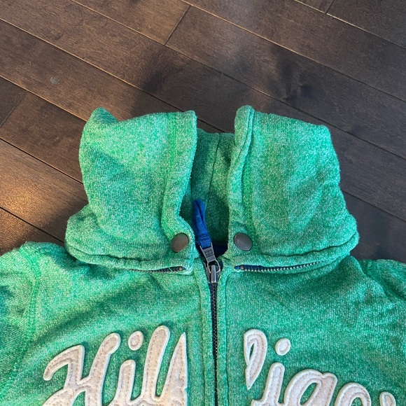 4T Double Hood Style - Green Boys Zip Up Hoodie - Picture 4 of 9